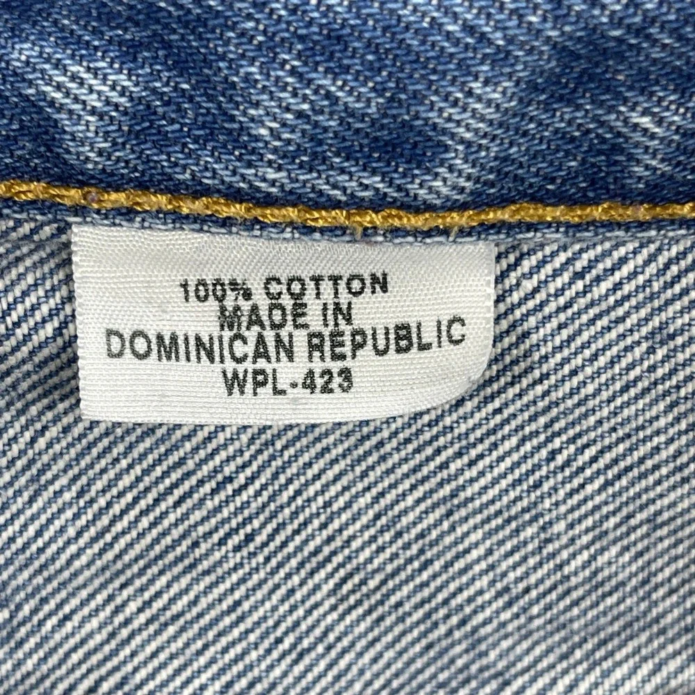 Levi's Shorts Men 38 Blue 501 Button Fly Cut Off Denim Vintage Y2K